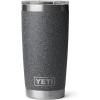 imageYETI Rambler 20 oz Stainless Steel Vacuum Insulated Tumbler wMagSlider LidBlack StoneTextured