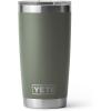 imageYETI Rambler 20 oz Stainless Steel Vacuum Insulated Tumbler wMagSlider LidCamp Green