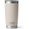 imageYETI Rambler 20 oz Stainless Steel Vacuum Insulated Tumbler wMagSlider LidCape Taupe