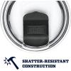 imageYETI Rambler 20 oz Stainless Steel Vacuum Insulated Tumbler wMagSlider LidFolds of Honor  Black