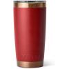 imageYETI Rambler 20 oz Stainless Steel Vacuum Insulated Tumbler wMagSlider LidFolds of Honor  Brick