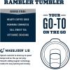 imageYETI Rambler 20 oz Stainless Steel Vacuum Insulated Tumbler wMagSlider LidFolds of Honor  White
