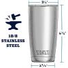 imageYETI Rambler 20 oz Stainless Steel Vacuum Insulated Tumbler wMagSlider LidRed Bull Racing