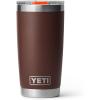 imageYETI Rambler 20 oz Stainless Steel Vacuum Insulated Tumbler wMagSlider LidWetlands Brown