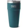 imageYETI Rambler 30 oz Stackable Tumbler Stainless Steel Vacuum Insulated with MagSlider LidAgave Teal
