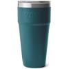 imageYETI Rambler 30 oz Stackable Tumbler Stainless Steel Vacuum Insulated with MagSlider LidAgave Teal