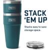 imageYETI Rambler 30 oz Stackable Tumbler Stainless Steel Vacuum Insulated with MagSlider LidAgave Teal