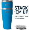 imageYETI Rambler 30 oz Stackable Tumbler Stainless Steel Vacuum Insulated with MagSlider LidBig Wave Blue