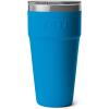 imageYETI Rambler 30 oz Stackable Tumbler Stainless Steel Vacuum Insulated with MagSlider LidBig Wave Blue
