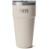 imageYETI Rambler 30 oz Stackable Tumbler Stainless Steel Vacuum Insulated with MagSlider LidCape Taupe