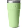 imageYETI Rambler 30 oz Stackable Tumbler Stainless Steel Vacuum Insulated with MagSlider LidKey Lime