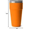 imageYETI Rambler 30 oz Stackable Tumbler Stainless Steel Vacuum Insulated with MagSlider LidKing Crab
