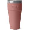 imageYETI Rambler 30 oz Stackable Tumbler Stainless Steel Vacuum Insulated with MagSlider LidSandstone Pink