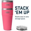 imageYETI Rambler 30 oz Stackable Tumbler Stainless Steel Vacuum Insulated with MagSlider LidTropical Pink