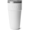 imageYETI Rambler 30 oz Stackable Tumbler Stainless Steel Vacuum Insulated with MagSlider LidWhite