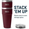 imageYETI Rambler 30 oz Stackable Tumbler Stainless Steel Vacuum Insulated with MagSlider LidWild Vine Red