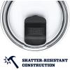 imageYETI Rambler 30 oz Stainless Steel Vacuum Insulated Tumbler wMagSlider Lid CharcoalBig Wave Blue