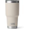 imageYETI Rambler 30 oz Stainless Steel Vacuum Insulated Tumbler wMagSlider Lid CharcoalCape Taupe