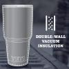 imageYETI Rambler 30 oz Stainless Steel Vacuum Insulated Tumbler wMagSlider Lid CharcoalNordic Blue