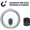 imageYETI Rambler 30 oz Stainless Steel Vacuum Insulated Tumbler wMagSlider Lid CharcoalNordic Blue