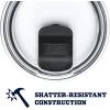 imageYETI Rambler 30 oz Stainless Steel Vacuum Insulated Tumbler wMagSlider Lid CharcoalNordic Blue