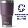 imageYETI Rambler 30 oz Stainless Steel Vacuum Insulated Tumbler wMagSlider Lid CharcoalNordic Purple
