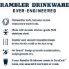 imageYETI Rambler 30 oz Stainless Steel Vacuum Insulated Tumbler wMagSlider Lid CharcoalRescue Red