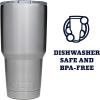 imageYETI Rambler 30 oz Stainless Steel Vacuum Insulated Tumbler wMagSlider Lid CharcoalStainless