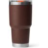 imageYETI Rambler 30 oz Stainless Steel Vacuum Insulated Tumbler wMagSlider Lid CharcoalWetlands Brown
