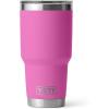 imageYETI Rambler 30 oz Stainless Steel Vacuum Insulated Tumbler wMagSlider Lid CharcoalWildflower Fuchsia