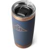 imageYETI Rambler 20 oz Stainless Steel Vacuum Insulated Tumbler wMagSlider LidFolds of Honor  Navy