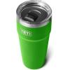 imageYETI Rambler 30 oz Stackable Tumbler Stainless Steel Vacuum Insulated with MagSlider LidCanopy Green