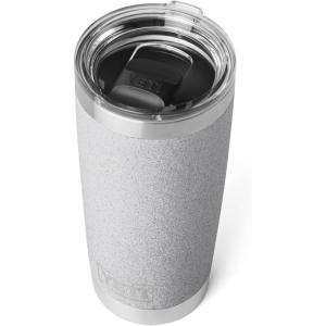 imageYETI Rambler 20 oz Stainless Steel Vacuum Insulated Tumbler wMagSlider LidGrey StoneTextured