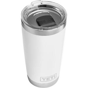 imageYETI Rambler 20 oz Stainless Steel Vacuum Insulated Tumbler wMagSlider LidWhite
