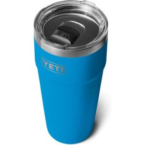 imageYETI Rambler 30 oz Stackable Tumbler Stainless Steel Vacuum Insulated with MagSlider LidBig Wave Blue