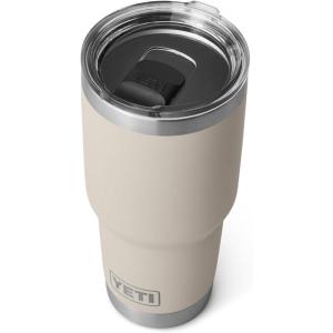 imageYETI Rambler 30 oz Stainless Steel Vacuum Insulated Tumbler wMagSlider Lid CharcoalCape Taupe