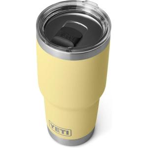 imageYETI Rambler 30 oz Stainless Steel Vacuum Insulated Tumbler wMagSlider Lid CharcoalDaybreak Yellow
