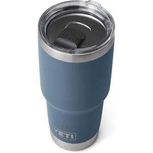 imageYETI Rambler 30 oz Stainless Steel Vacuum Insulated Tumbler wMagSlider Lid CharcoalNordic Blue