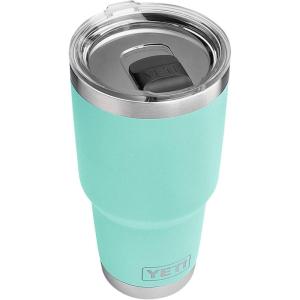 imageYETI Rambler 30 oz Stainless Steel Vacuum Insulated Tumbler wMagSlider Lid CharcoalSeafoam