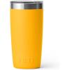 imageYETI Rambler 10 oz Tumbler Stainless Steel Vacuum Insulated with MagSlider Lid WhiteAlpine Yellow