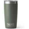 imageYETI Rambler 10 oz Tumbler Stainless Steel Vacuum Insulated with MagSlider Lid WhiteCamp Green