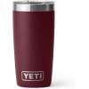 imageYETI Rambler 10 oz Tumbler Stainless Steel Vacuum Insulated with MagSlider Lid WhiteWild Vine Red