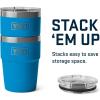 imageYETI Rambler 16 oz Stackable Tumbler Vacuum Insulated Stainless Steel with MagSlider LidBig Wave Blue