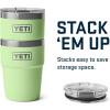 imageYETI Rambler 16 oz Stackable Tumbler Vacuum Insulated Stainless Steel with MagSlider LidKey Lime