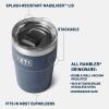 imageYETI Rambler 16 oz Stackable Tumbler Vacuum Insulated Stainless Steel with MagSlider LidKey Lime