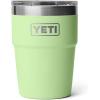 imageYETI Rambler 16 oz Stackable Tumbler Vacuum Insulated Stainless Steel with MagSlider LidKey Lime