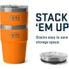 imageYETI Rambler 16 oz Stackable Tumbler Vacuum Insulated Stainless Steel with MagSlider LidKing Crab