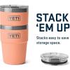 imageYETI Rambler 16 oz Stackable Tumbler Vacuum Insulated Stainless Steel with MagSlider LidLowcountry Peach