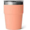 imageYETI Rambler 16 oz Stackable Tumbler Vacuum Insulated Stainless Steel with MagSlider LidLowcountry Peach