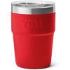 imageYETI Rambler 16 oz Stackable Tumbler Vacuum Insulated Stainless Steel with MagSlider LidRescue Red